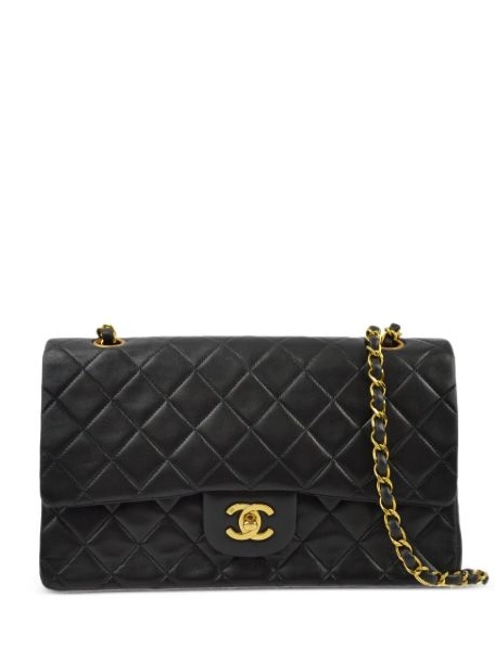HOT SALE Women medium Flap shoulder bag CHANEL 1995 Double 0418